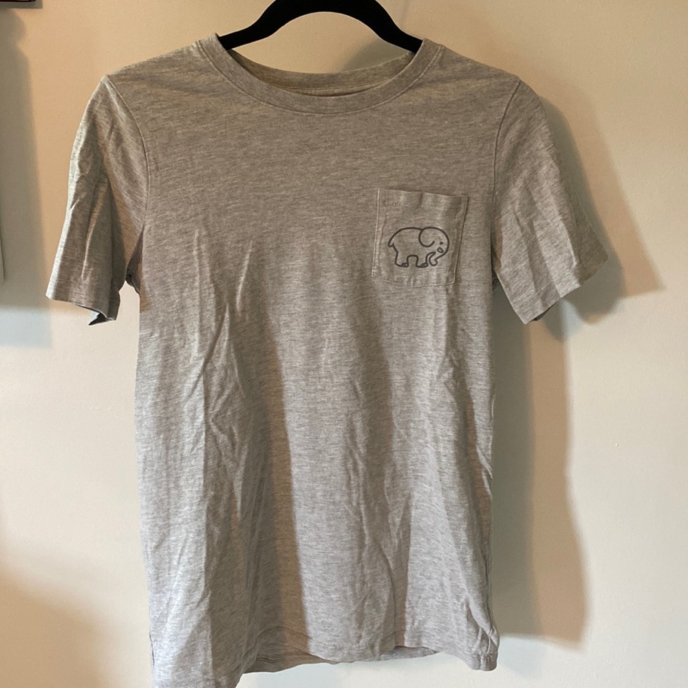 Gray ivory ella shirt
